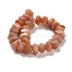 Natürliche sunstone Perlen Stränge&nbsp;G-N327-05-12