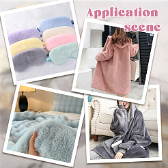 1 m superweicher Polyesterstoff aus Kaninchen-Plüschimitat&nbsp;DIY-GF0009-53C