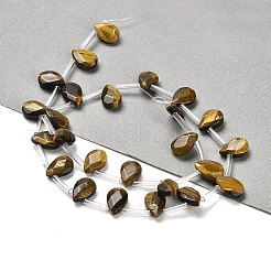 Natürlichen Tigerauge Perlen Stränge&nbsp;G-Q167-A07-01