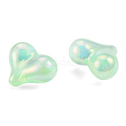 Placcatura uv perline acriliche iridescenti arcobaleno&nbsp;PACR-T016-01B