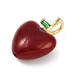 Ciondoli smaltato in ottone&nbsp;KK-R224-12B-G