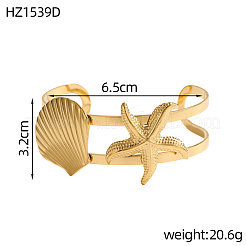 Edelstahl Stulpearmbänder&nbsp;STAS-OY011-42G