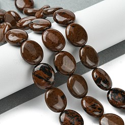 Natur Mahagoni Obsidian Perlen Stränge&nbsp;G-K365-B09-02