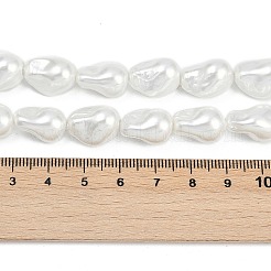 Galvanisieren Sie Porzellan-Imitationsperlenstränge&nbsp;BSHE-Z009-03A