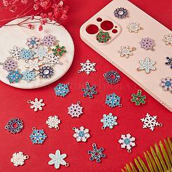 48 Stück 12 Style Legierungsanhänger&nbsp;ENAM-SZ0002-30