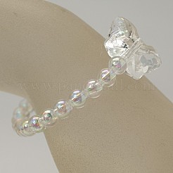 Transparente Acryl-Kinderarmbänder für Kindertagsgeschenk&nbsp;BJEW-JB00613-03