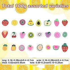 100g handgemachte Nagelkunstdekoration aus Fimo&nbsp;CLAY-YW0002-57