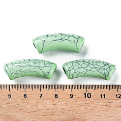 Undurchsichtige knisternde Acrylperlen&nbsp;MACR-S372-001N-012