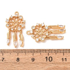 Colgantes de latón con cristales de imitación&nbsp;RB-CBA35BD-03G