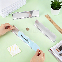 10 cadre de présentation de cartes de table en aluminium en forme de L&nbsp;ODIS-BC0001-42B