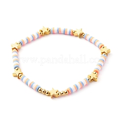 Ensembles de bracelets extensibles en perles d'argile polymère faites à la main&nbsp;BJEW-JB06353-02