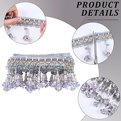 4 m Vorhangzubehör aus Polyesterseide und Kunststoff&nbsp;DIY-CY0002-10B
