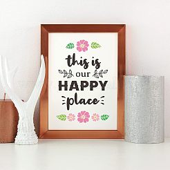 Selbstklebende Siebdruckschablone&nbsp;DIY-WH0337-013