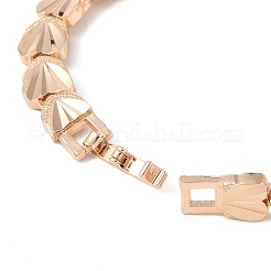 Pulseras de cadena de eslabones de latón para mujeres y hombres.&nbsp;BJEW-P324-01B-KCG