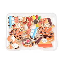 16 pendentif en alliage émaillé pour Thanksgiving&nbsp;ENAM-FP0001-69