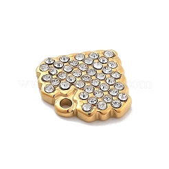 Ciondoli in strass in acciaio inossidabile 304&nbsp;STAS-M092-06G-03