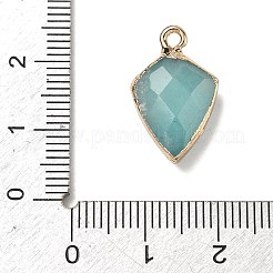 Anhänger aus naturblau gefärbtem Chalcedon&nbsp;G-K422-01G-05