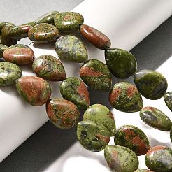 Perline Unakite naturali fili&nbsp;G-P561-B02-01