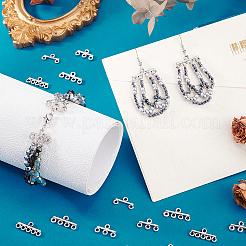 80 pièces 4 styles de liens de composants de lustre en alliage&nbsp;FIND-PH0022-78AS