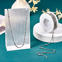 DIY Edelstahl Satellitenketten Halskette Schmuck Kits&nbsp;DIY-TA0010-46