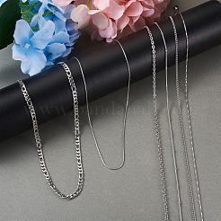 Collar de cadena de acero inoxidable 304&nbsp;NJEW-TA0001-10P