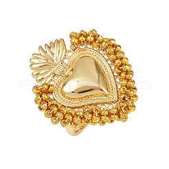 Laiton anneaux de manchette réglable&nbsp;RJEW-P157-03G