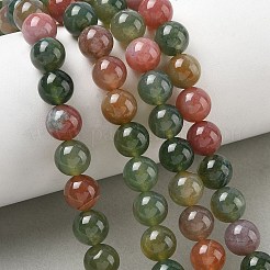 Natur Indien Achat Perle Stränge&nbsp;G-J358-02-8mm