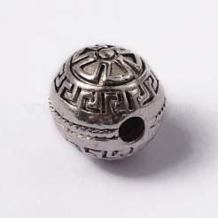 Tibetanische Artlegierung 3-Loch-Guru Perlen&nbsp;TIBEB-YC65989-AS
