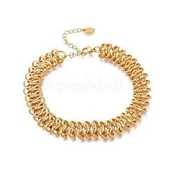 304 Edelstahl-Ringgliederkettenarmbänder für Damen&nbsp;BJEW-S165-02G