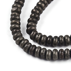 Natürliche Pyrit Perlen Stränge&nbsp;G-T140-81