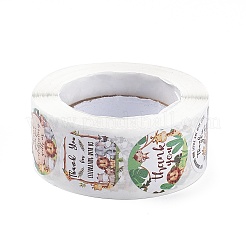 8 Musterpapier-Dankeschön-Geschenkaufkleberrollen&nbsp;X-STIC-E001-20