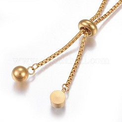 Colliers pendentifs en acier inoxydable 304&nbsp;NJEW-P252-07G