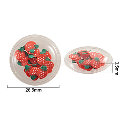 40pcs 4 Farben PVC-Kunststoff mit Cabochons aus Fimo&nbsp;KY-CJ0001-43