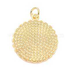 Echte 18 Karat vergoldete Messinganhänger&nbsp;KK-L206-013G-07