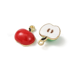 Pendenti smaltati in lega di frutta&nbsp;ENAM-F161-01A