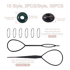 Kit fai da te per la realizzazione di capelli&nbsp;DIY-FW0001-30