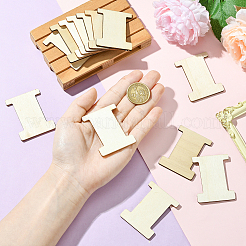 60 pièce de découpes en bois brut pour fournitures d'artisanat&nbsp;DIY-SC0031-12A