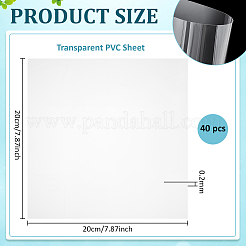 Foglio in pvc trasparente&nbsp;FIND-WH0366-127B