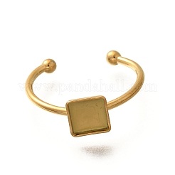Componentes de anillo de puño abierto de acero inoxidable 304&nbsp;STAS-M057-01H-G