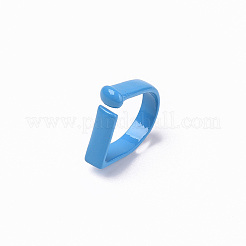 Manschettenringe aus lackierter Legierung&nbsp;RJEW-T011-23-RS