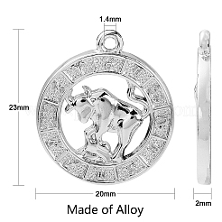 Aluminium Anhänger & Charms&nbsp;FIND-CJC0017-13P