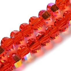 Trasparenti perle di vetro placca fili&nbsp;GLAA-Q099-C01-M01-1