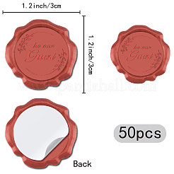 50 Stück selbstklebende Wachssiegelaufkleber&nbsp;DIY-CP0010-16A