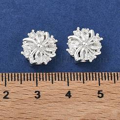 Messing-Pavé-Zirkonia-Mehrstrang-Glieder&nbsp;KK-B172-12S-01