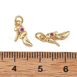 Breloques en laiton et zircon cubique Shegrace&nbsp;XGRQ3P737-579G