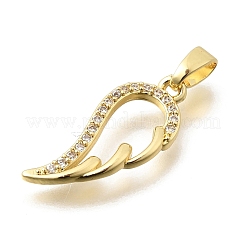 Pendenti in ottone con zirconi chiari&nbsp;KK-B187-08G