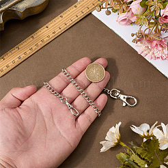 2 chaîne de montre de poche à clip en fer&nbsp;DIY-PH0035-36P