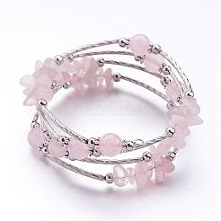 Quattro cicli di gemme involucro perline bracciali&nbsp;BJEW-JB02590