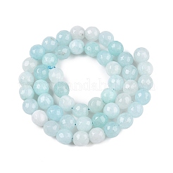 Natürliche weiße Jade Perlenstränge&nbsp;X-G-R346-6mm-17