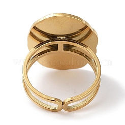 Ionenplattierung (IP) 304 Edelstahlring&nbsp;RJEW-B059-12G-03